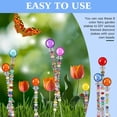 thumbnail image 6 of Enchanting Bead Stakes for Gardens Metal Rods with Crystal and Glass Element, 6 of 8
