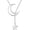 silver, variant on Women's White Gold Plated 925 Sterling Silver Crescent Moon and Star Pendant Necklace, 16"+2" Chain
