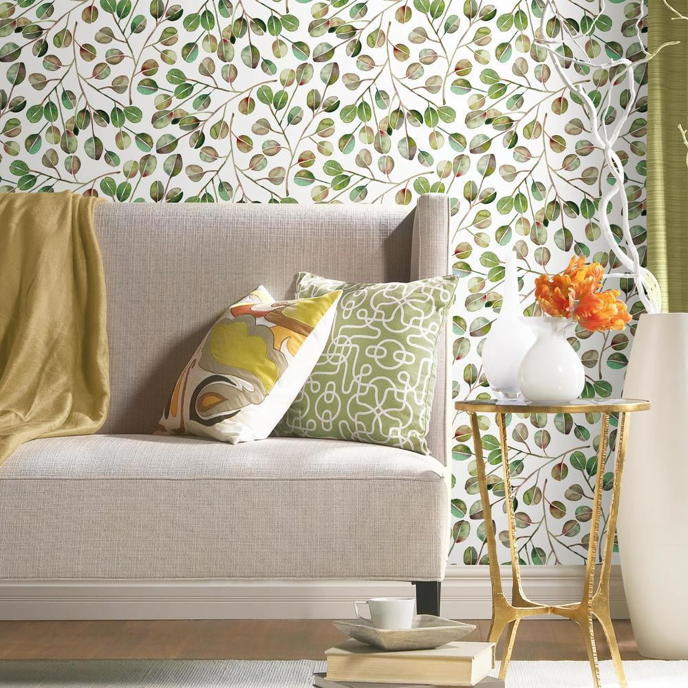 Cat Coquillette Eucalyptus Peel and Stick Wallpaper