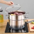 thumbnail image 3 of OULII Stainless Steel Steamer Pots for Cooking Family Use Kitchenware 1Set, 3 of 8