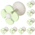thumbnail image 2 of Cute Flower Wire Organizer, Cord Clips, Green Self Adhesive Cable Clips, Desktop Data Cable Storage, Nightstand Cable Management, Charging Cable Organizer for Desk Nightstand Wall, 10Pcs, 2 of 5