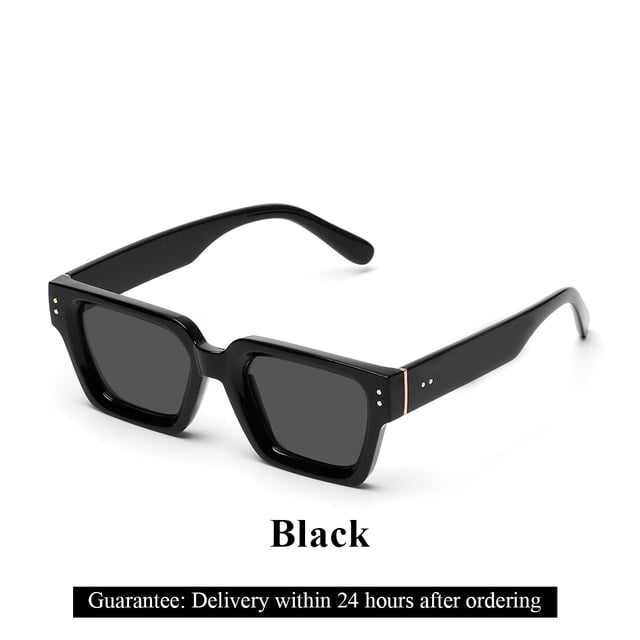 Typpkmm Ruiao Retro Millionaire Shades Sunglasses 2026 for Men Designer Famous Brand Square Sun Glasses Man Women Sunglass Black