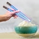 thumbnail image 3 of Lightsaber Chopsticks Light Up - Led Glowing Light Saber Star Wars Chop Sticks - Reusable Sushi Lightup Sabers Chopstick Set Of 1 Blue Pair, 3 of 5