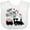 AA-White, variant on Inktastic Happy Valentine's Day- train Boys or Girls Baby Bib