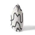 thumbnail image 4 of Squig Ivory Charcoal Throw Pillow, 4 of 4