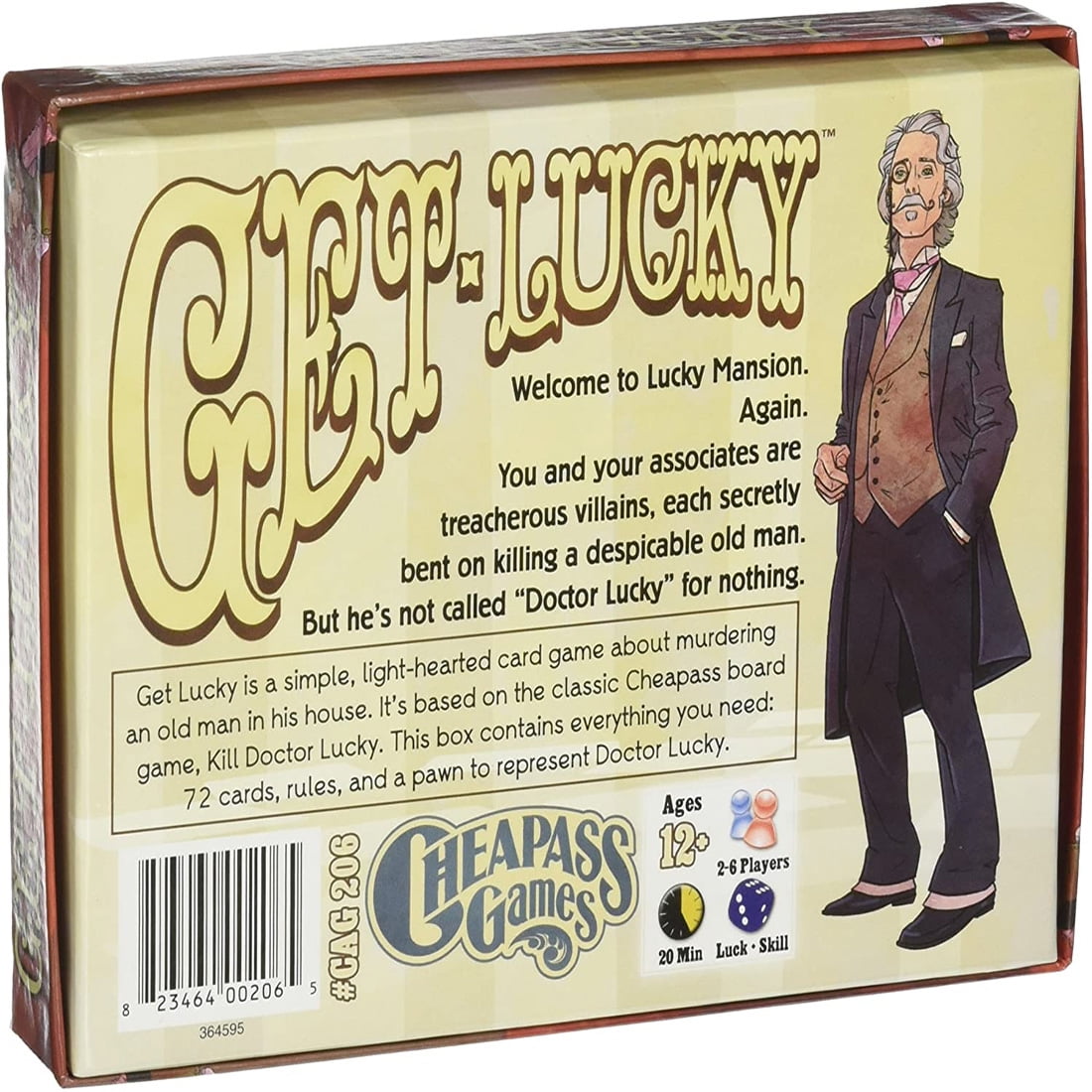 Cheapass Games Get Lucky The Kill Doctor Lucky Card Game 