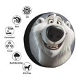 thumbnail image 4 of Easygdp Smiling Polar Bear Wheel Cover,Spare Tire Cover,4-17in Spare Tire Cover Universal Fit for Trailer, Car, Truck, SUV, Jeep-16 inch, 4 of 6