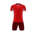 thumbnail image 6 of ITSAME Boys Soccer Jersey Set, Breathable Quick-Dry V-Neck Shirts and Shorts Football Training Outfits 2-Piece Red Size 14-15, 6 of 6