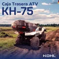 thumbnail image 4 of Caja Asiento Trasero Atv Universal 75lt Respaldo Agarraderas, 4 of 5