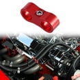 thumbnail image 3 of Unique Bargains Aluminum Alloy AN6 Car Hose Separator Clamp Fuel Line Connector for Oil Fuel Hose Red, 3 of 6