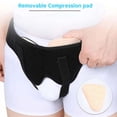 thumbnail image 2 of Nuevo y cómodo cinturón para hernia para hombres - Braguero inguinal de diseño mejorado - Abrazadera abdominal con bandas autoadhesivas ajustables (X-Large), 2 of 5
