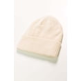 thumbnail image 3 of Ragstock Beige Waffle Knit Beanie, 3 of 4
