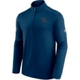 thumbnail image 2 of Men's Fanatics Deep Sea Blue Seattle Kraken Authentic Pro Travel and Training Quarter-Zip Jacket, 2 of 3