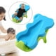 thumbnail image 4 of Alfombril de baño para bebé, esponja de baño, suave, alfombril de esponja plegable para bebé, cojín para recién do, bañera para niños pequeños Azul Sunnimix Almohadilla infantil, 4 of 6