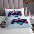 thumbnail image 3 of Erosebridal Gamepads Coverlet Set King,Video Game Bedding Set,Gaming Bedroom Decor,3-Piece, 3 of 5