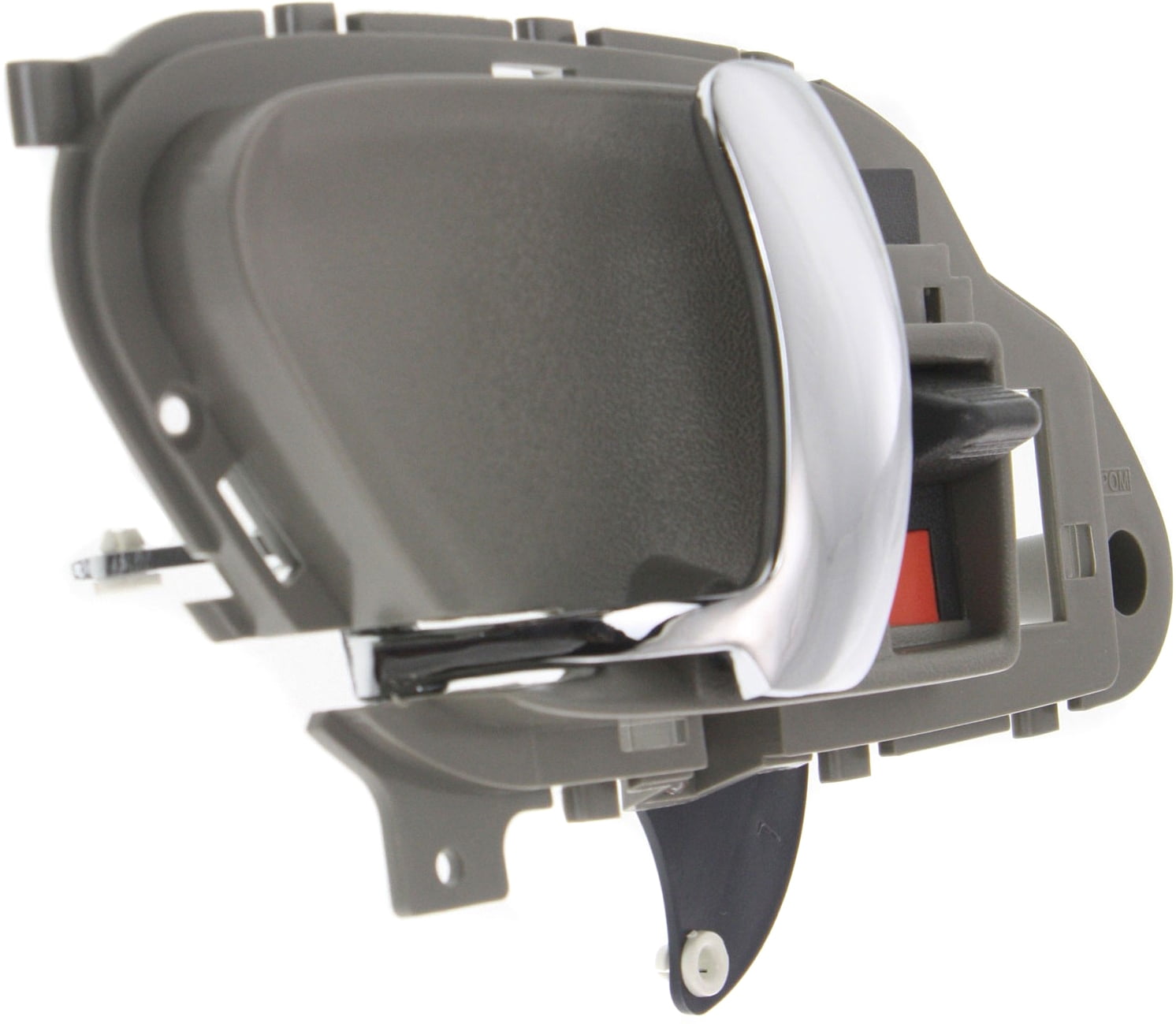 Interior Door Handle Compatible with 1995-1999 Chevrolet C1500 1999-2000 Cadillac Escalade Gray bezel with chrome lever