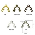 thumbnail image 4 of 100pcs Filigrane Triangle 3 Trous Connecteur Bijoux Connecteurs Filigrane Menuiser Menuiserie Bijoux Bricolage Résultats Argent, 4 of 5