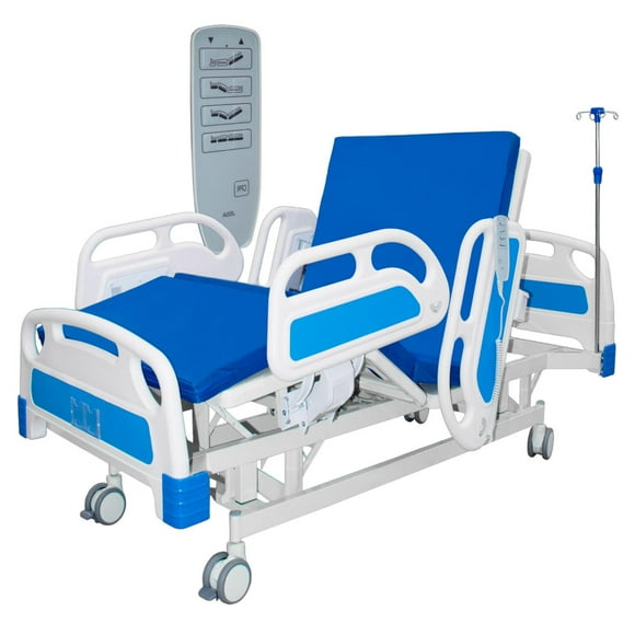 Cama Hospitalaria Electrica 4 Posiciones Altura Ajustable