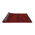 thumbnail image 2 of Ahgly Company Indoor Round Abstract Red Contemporary Area Rugs, 5' Round, 2 of 4