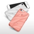 thumbnail image 3 of Ringke Flow Case Compatible with iPhone 8, Minimalist Wavy Textured Shock Absorption TPU Lightweight Design Cover - Clear, 3 of 9