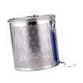 thumbnail image 1 of lingqin Mesh Tea Ball Infuser Accessory Lightweight Filter for Restaurant Home Stews 16cmx16cm, 1 of 9