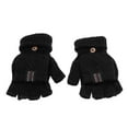 thumbnail image 1 of Guantes calefactables de invierno, 1 par de guantes calefactables eléctricos con calefacción USB, guantes calefactables de punto con medio dedo, solución innovadora Jadeshay A, 1 of 8