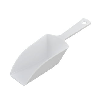  C.R. Mfg Plastic Flour Scoop, 4 oz. White. Overall Size 6-1/4  Bowl Size 2 x 3-3/4: Kitchen Tools: Home & Kitchen