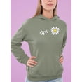 thumbnail image 2 of Daisy Wink Hoodie Women -Image by Shutterstock, Female Medium, 2 of 4
