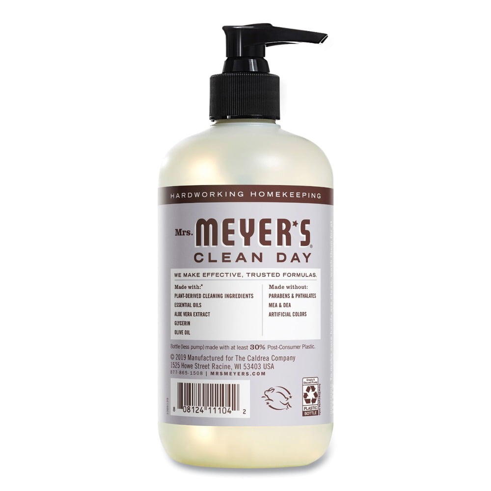 (4 pack) Mrs. Meyer’s Liquid Hand Soap, Lavender, 12.5 Fluid Ounces