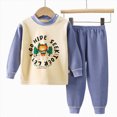 thumbnail image 4 of HCNTES Baby Boy Winter Clothes Toddler Boys Outfit Sets Soft Kids Fall Clothes Casual Long Sleeve Cartoon Animals Alphabet Print Cotton T Shirts and Pants 3M 6M 12M 1T 2T 3T 4T 5T 6T, 4 of 4