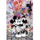 thumbnail image 1 of Disney Graffiti Street Art Wall Poster Banksy Mickey Mini Mouse and Donald Duck Canvas Print Fashion Painting Cartoon Decor60x90cm No Frame Gao Jinjia LED, 1 of 2