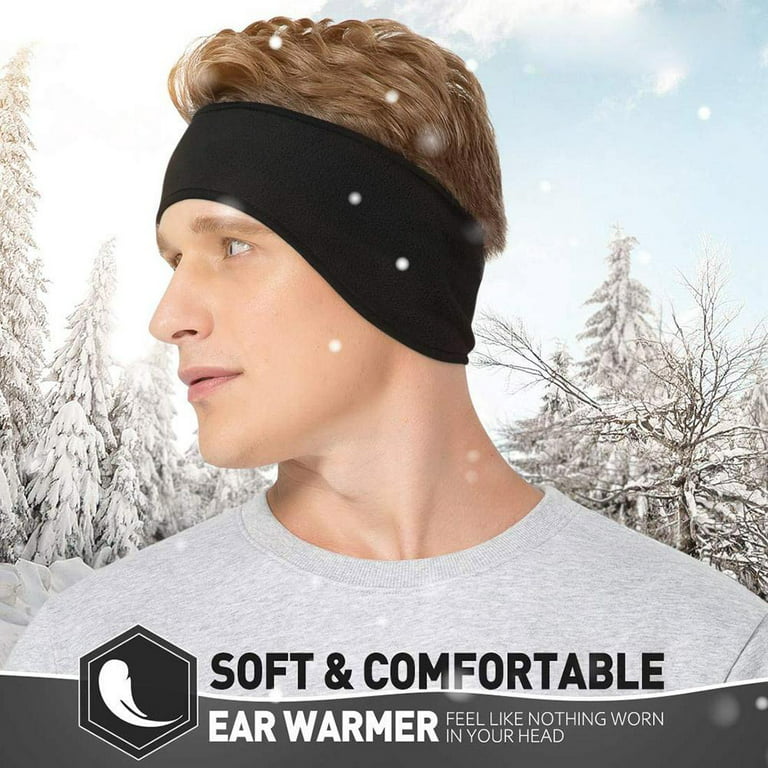 Winter Headband Fleece Ear Cover for Winter Ear Warmers Ear Muffs for Men  Women Kids Ski Running Cycling 3 Packs