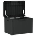 thumbnail image 6 of vidaXL Patio Storage Box with Seat Cushion Anthracite 33 gal PP, 6 of 9
