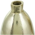 thumbnail image 6 of DecMode 16", 12"H Face Gold Aluminum Vase with Abstract Details, Set of 2, 6 of 14
