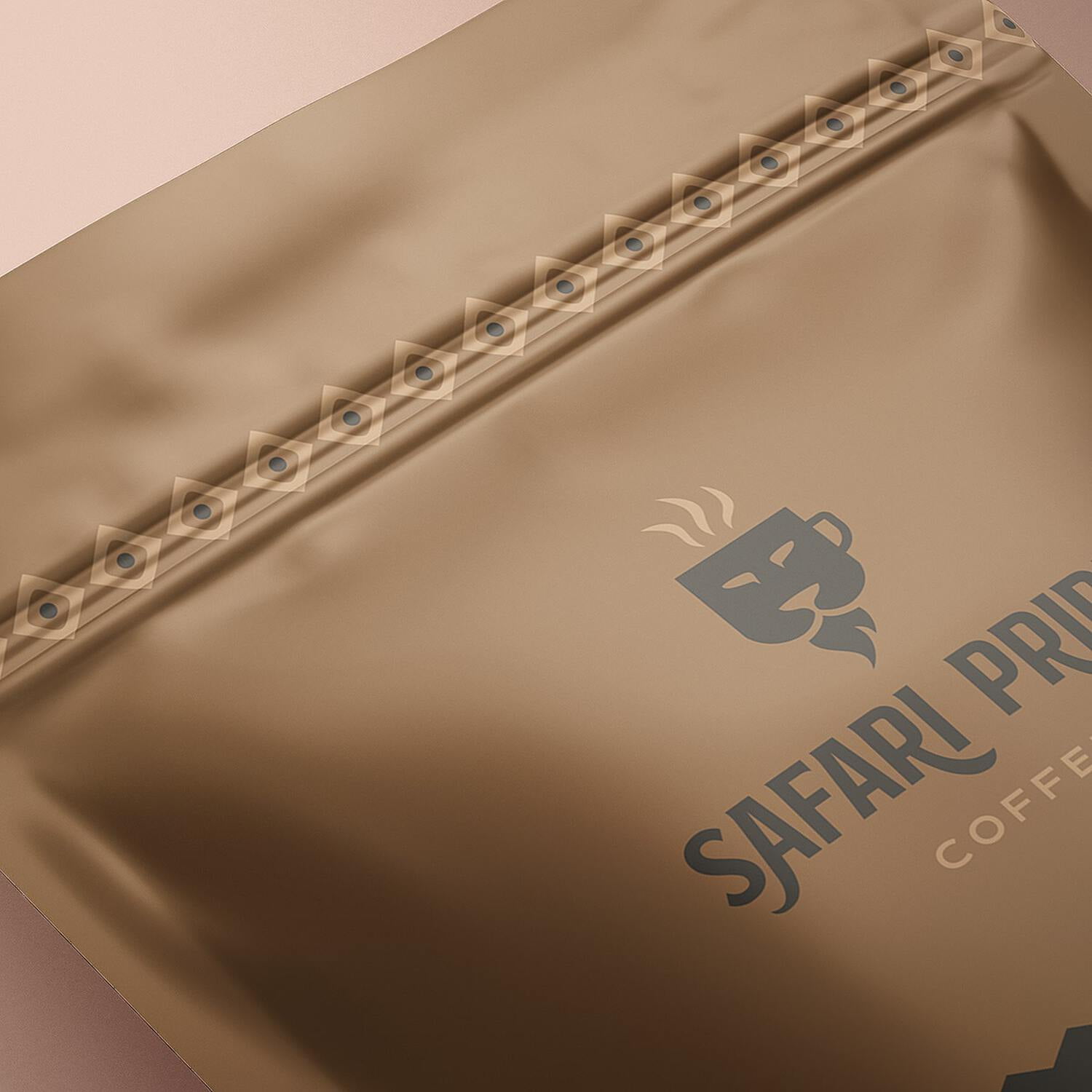 Safari Pride Coffee | Kenya AA Coffee Premium Whole Bean Roast | Smooth Medium Roast with Bright Fruity Citrus Notes | Gourmet Sustainable Direct Trade African Coffee |12 oz Bag | Whole Bean
