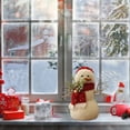thumbnail image 6 of YOHAVEN Plush Christmas Figurines Snowmen Santa Claus Reindeer Bear Tree Ornaments Holiday Decorations for Home Party Display Front Door Christmas Decorations Winter Decor, 6 of 6