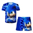 thumbnail image 4 of Conjunto de pijama de Sonic The Hedgehog para niños, traje de baño de anime para niños, ropa de dormir con estampado 3D de dibujos animados para el hogar, traje de playa de cosplay kawaii para niños, 4 of 5