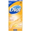 Dial Antibacterial Deodorant Bar Soap, Gold, 3.2 Ounce, 6 Bars