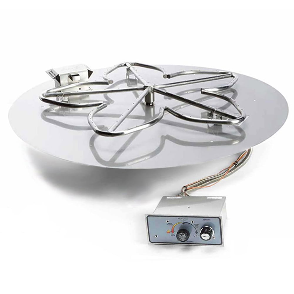 HPC Fire Flame Sense Spark Ignition Fire Pit Burner Kit, 36Inch