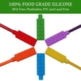 thumbnail image 1 of 3Pcs Silicone Pencil Toppers Kids Sensory Toy For Autism Anxiety  Chew Pen, 1 of 7