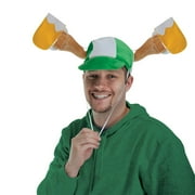 Beistle Pack of 6 Plush St. Patrick's Day Beer Mug Caps - Adult Sized
