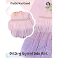 thumbnail image 4 of Disney Toddler Girls Princess Long Sleeve Ballerina Tutu Dress (Pink, 6), 4 of 7