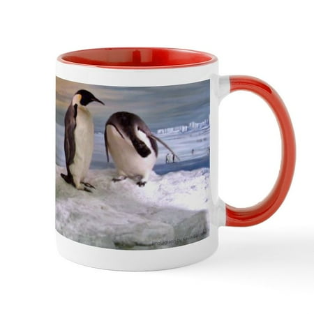 

CafePress - Penguins From Antarctica Mug - 11 oz Ceramic Mug - Novelty Coffee Tea Cup