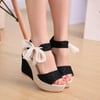 Women Fashion Summer Slope With Flip Flops Sandals Loafers Shoes