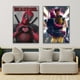 thumbnail image 5 of Póster de Deadpool y Wolverine con arte de grafiti, impresiones divertidas de superhéroes de Disney, impresiones de películas de cómics, pintura moderna en lienzo, decoración de dormitorio, 5 of 5