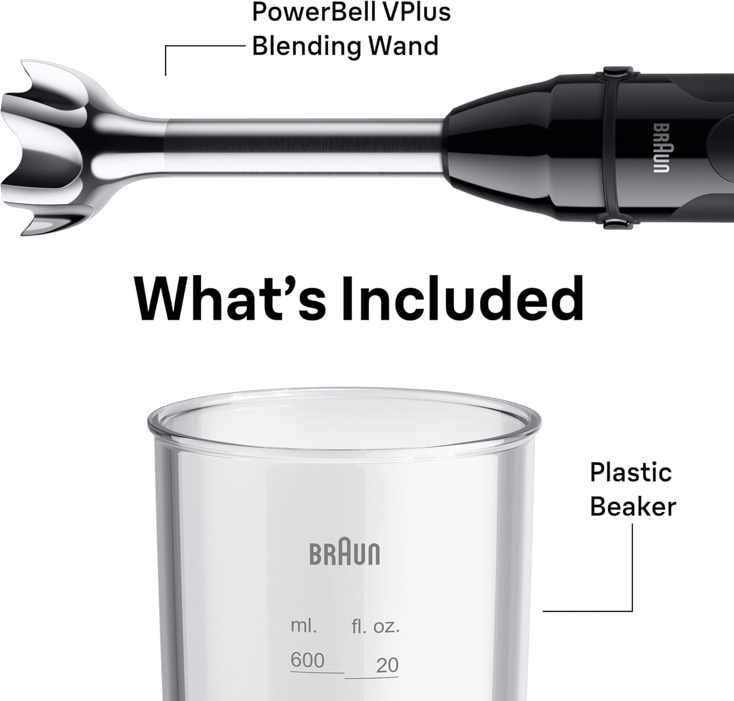 MQ50001M Vario Hand Blender – 21-Speed Immersion Blender with PowerBell VPlus, TurboBoost & EasyClick Systems for Smoothies