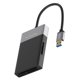 thumbnail image 3 of Adaptador HUB Btafrte Lector Tarjetas Memoria Múltiple 6 en 1 USB 3.0 2 Puertos para XQD CF TF, 3 of 9