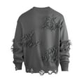 thumbnail image 5 of Fuwddey Sweater for Men Fall Soft Classic Pullover Top Men'S Winter Casual Fashion Solid Color Long Sleeved Button Round Neck Sweater, 5 of 5
