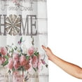 thumbnail image 3 of mvhsuoem Home Sweet Home Floral Polyester Shower Curtain, 72" x 72" Waterproof, 3 of 6