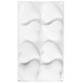 thumbnail image 3 of Cake Mould,8 Grid Mold Heart Silicone Mold Baking Tool Elevated Design, 3 of 12